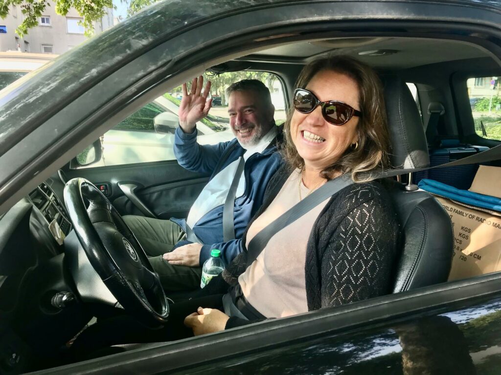 Le Père Mathieu et Laurence de retour à Toulon