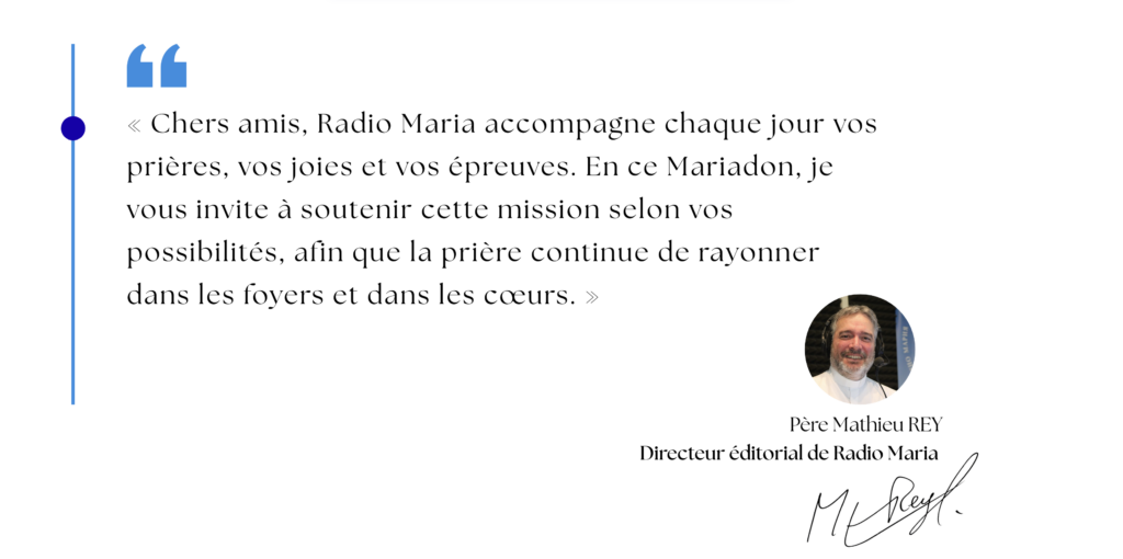 Mots du père Mathieu MariaDon